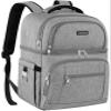 Cooler Backpack,Insulated Backpack Cooler Leakproof Double Deck Cooler Bag for Men Women RFID Lunch Backpack view 1