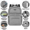 Cooler Backpack,Insulated Backpack Cooler Leakproof Double Deck Cooler Bag for Men Women RFID Lunch Backpack view 4