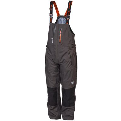 NORFIN Pro Dry 3 Rain Bib- Waterproof Insulated and Breathable - Wind Resistant, Grey (X-Large)