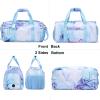 Sports Duffel for Girls Dance Bag Girls Duffle Weekender Bags Teen Gym Travel Ballet Bag with Shoe Compartments view 2
