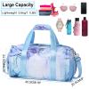 Sports Duffel for Girls Dance Bag Girls Duffle Weekender Bags Teen Gym Travel Ballet Bag with Shoe Compartments view 3