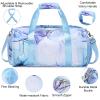 Sports Duffel for Girls Dance Bag Girls Duffle Weekender Bags Teen Gym Travel Ballet Bag with Shoe Compartments view 4