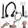 Alvinlite Exercise Arm Strength Training Triceps, 8PCS DIY Pulley Rope Arm Exerciser Wrist Trainer Portable Fitness Equipment for Home Gym view 2