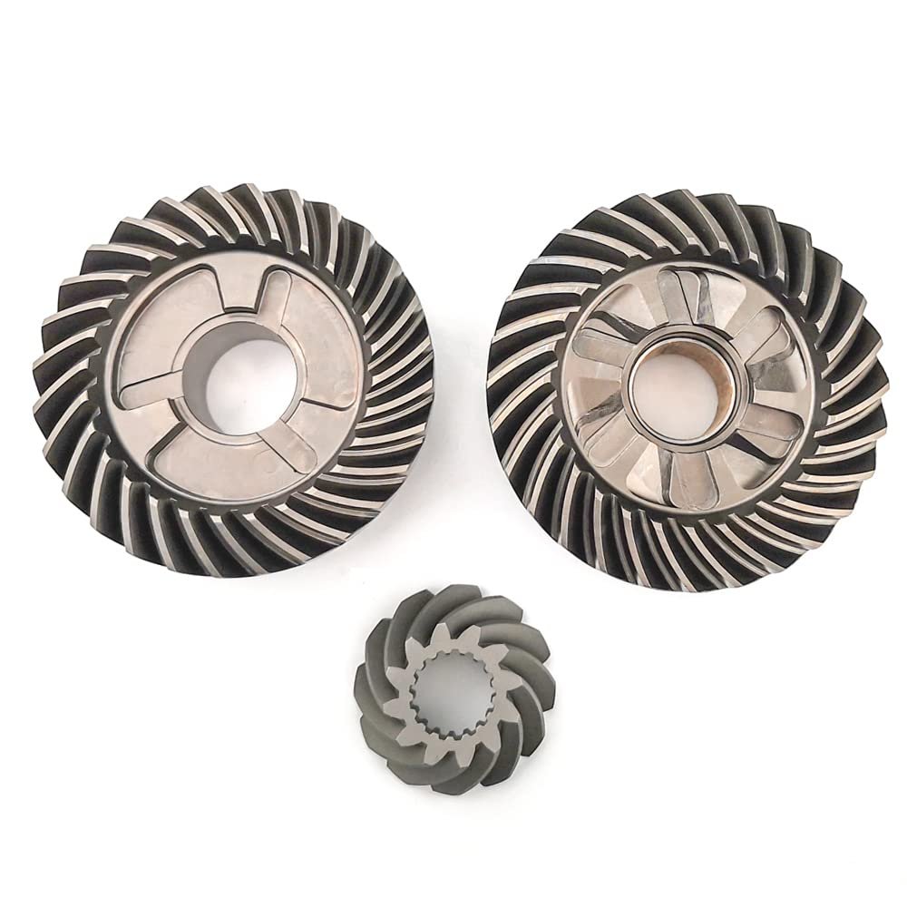 OVERSEE 6K5-45560-00, 6K5-45571-00, 6K5-45551-00 Gear Set for Yamaha Outboard Motor 50HP 60HP 70HP Parsun 2 Stroke Model 6H3 6K5-45570