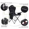 Aohanoi Camping Chairs for Heavy People, Folding Chairs for Outside Outdoor Folding Chairs with Cup Holder & Cooler Bag, Camp Chairs Supports up to 300lbs (1 PC, Camo) view 4