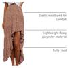 BTFBM Boho High Low Long Maxi Skirts for Women,Brick Red,L view 4