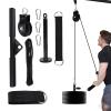 Alvinlite Cable Pulley System Gym Set, 9Pcs Upgraded Weight Pulley Machine Attachments for LAT Pull Down, Biceps Curl, Tricep, Arm Workouts, Chest Workout, for DIY Home Gym Fitness Equipment view 1