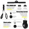 Alvinlite Cable Pulley System Gym Set, 9Pcs Upgraded Weight Pulley Machine Attachments for LAT Pull Down, Biceps Curl, Tricep, Arm Workouts, Chest Workout, for DIY Home Gym Fitness Equipment view 2