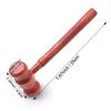 Keymall Judge Costume Accessories Set 3pcs With Lace False Collar Judge Choker Pin Gavel for RBG Halloween Costume view 3