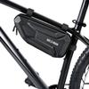 WILD MAN Rainproof Hard Shell Bike Triangle Frame Bag Top Tube Bicycle Bags Good for MTB Mountain Road Bike or Motorcycle Saddle (XT4, Twill) view 1