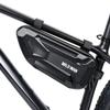 WILD MAN Rainproof Hard Shell Bike Triangle Frame Bag Top Tube Bicycle Bags Good for MTB Mountain Road Bike or Motorcycle Saddle (XT4, Sun pattern) view 1
