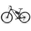 WILD MAN Rainproof Hard Shell Bike Triangle Frame Bag Top Tube Bicycle Bags Good for MTB Mountain Road Bike or Motorcycle Saddle (XT4, Sun pattern) view 3