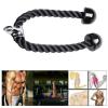 Cable Attachments for Home Gym, Triceps Rope 26.5 Inch Pull Down Attachment2 Resistance Band Handles 3 Black Heavy Duty Carabiners Clips LAT Pulldown Equipment Cable Machine Accessories Carry bag view 4