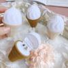 Tuelaly Ice Cream Ring Box for Gift/Proposal/Engagement/Ceremony Jewelry Box Proposal Ideas Cute Stuffs Brown view 3