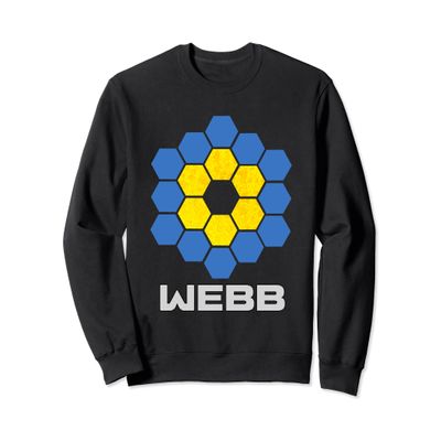 James Webb Space Telescope (Blue and Yellow) JWST Sweatshirt