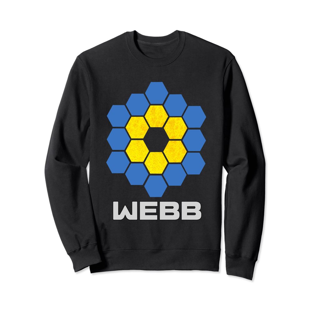 James Webb Space Telescope (Blue and Yellow) JWST Sweatshirt