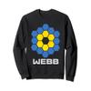 James Webb Space Telescope (Blue and Yellow) JWST Sweatshirt view 1