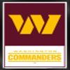 Trends International NFL Washington Commanders - Logo 22 Wall Poster, 22.375" x 34", Black Framed Version view 1