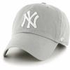 '47 New York Yankees Gray Clean Up Adjustable Hat, Adult One Size Fits All view 1
