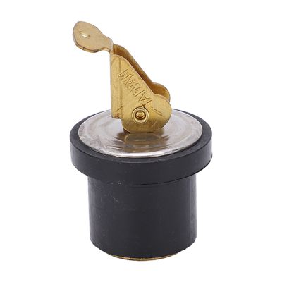 Compression Drain Plug 19mm Rubber + Brass + 304 Stainless Steel Screw Type Rubber Seal Boat Brass Drain Plug(7/8 inch (2974B2))