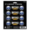FANMATS 30775 NHL - Buffalo Sabres 12 Count Mini Decal Sticker Pack 5 x 6.25 in.- Great Gift for Sports Fans - Works On Hard Surfaces - for Homes, Cars, Trucks, SUVs. view 1