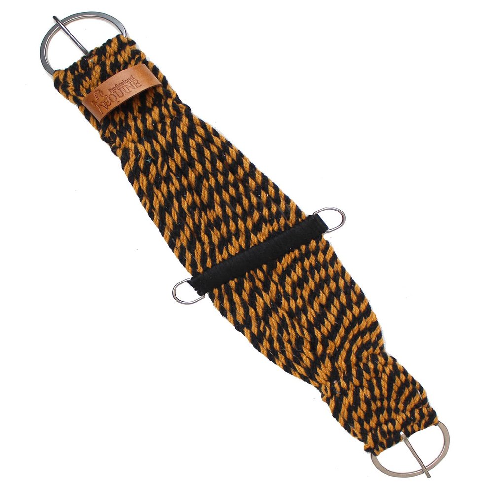 CHALLENGER 34" Horse Western Two-Tone 27 Strand 7" Wide Roper Cinch Girth 97106TN-34