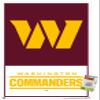 Trends International NFL Washington Commanders - Logo 22 Wall Poster, 22.37" x 34.00", Premium Poster & Push Pin Bundle view 1