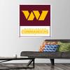 Trends International NFL Washington Commanders - Logo 22 Wall Poster, 22.37" x 34.00", Premium Poster & Push Pin Bundle view 2