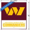 Trends International NFL Washington Commanders - Logo 22 Wall Poster, 22.37" x 34.00", Premium Poster & Push Pin Bundle view 3