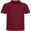 Nautica Boys' School Uniform Short Sleeve Pique Polo, Burgundy, 2T view 1