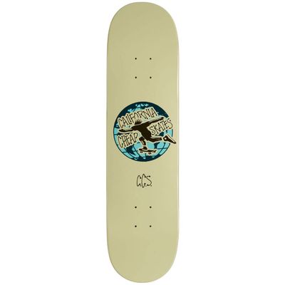 [CCS] Globe Skateboard Deck Cream 8.00"