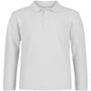 Nautica Boys' School Uniform Long Sleeve Polo Shirt, White, 2T view 1