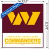 Trends International NFL Washington Commanders - Logo 22 Wall Poster, 14.72" x 22.37", Premium Poster & Push Pin Bundle view 3