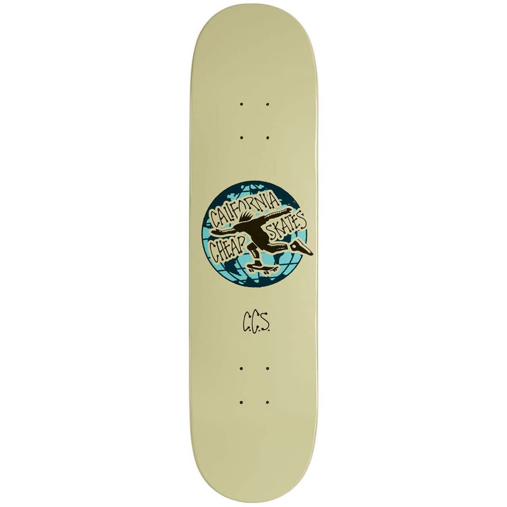 [CCS] Globe Skateboard Deck Cream 7.75"