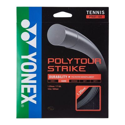 YONEX Poly Tour Strike 130 Blue Tennis String (2 Sets)
