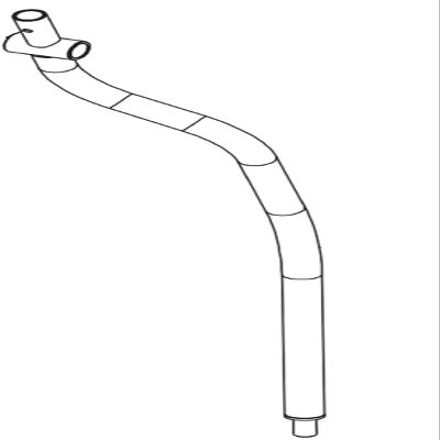 Right Lower Handlebar 064162-ZR Works W 4.3E - EP138-2007 Elliptical