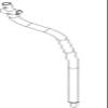 Right Lower Handlebar 064162-ZR Works W 4.3E - EP138-2007 Elliptical view 1