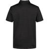 Nautica Boys' Active Short Sleeve Performance Embossed Striped Polo, Black, 4 view 2