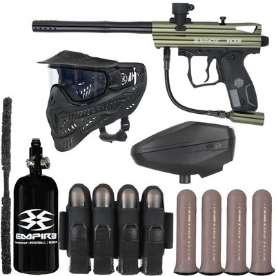 Action Village Kingman Spyder Victor Rivalry Paintball Gun Package Kit (Gloss Olive)