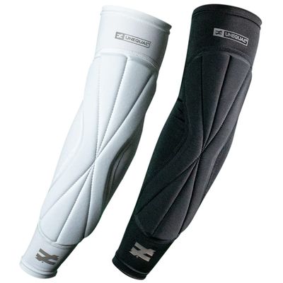 Unequal Battle Ready Full Arm Padded Compression Sleeve (Small/Medium, Black - Right Arm)