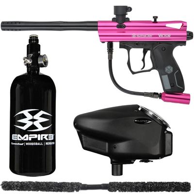 Action Village Kingman Spyder Victor Core Paintball Gun Package Kit (Gloss Pink)