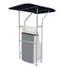 SavvyCraft Boat T-Top  Easy Install 1-1/4" Aluminum Console Shade with Fade-Resistant Acrylic Fabric, Center Console Fishing Boat Tower Bimini Canopy, Navy Color Size 4 67" Lx55 Wx89 H view 1