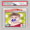 Emile Smith Rowe 2021 Topps Living Set UEFA Autograph #290 - PSA/DNA 10 view 1
