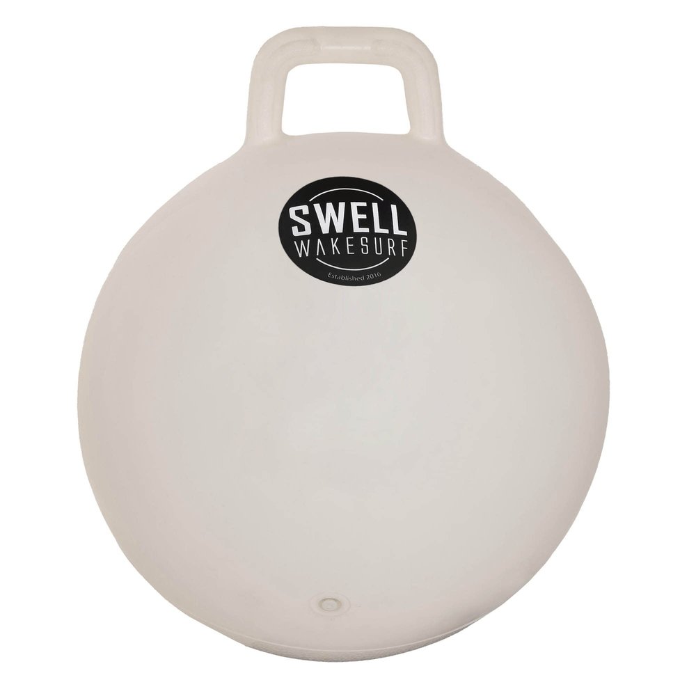 SWELL Wakesurf - Original Bumper Ball - Inflatable Raft Tie-Up Boat Fender Buoy (White)
