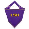 NCAA LSU Tigers Tie Bandana, Large/x-Large. Dog Bandana Scarf Bib for Pet Cat Dog. The Ultimate Game-Day, Party Bandana view 1