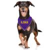 NCAA LSU Tigers Tie Bandana, Large/x-Large. Dog Bandana Scarf Bib for Pet Cat Dog. The Ultimate Game-Day, Party Bandana view 4