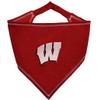NCAA Wisconsin Badgers Tie Bandana, Large/x-Large. Dog Bandana Scarf Bib for Pet Cat Dog. The Ultimate Game-Day, Party Bandana view 1