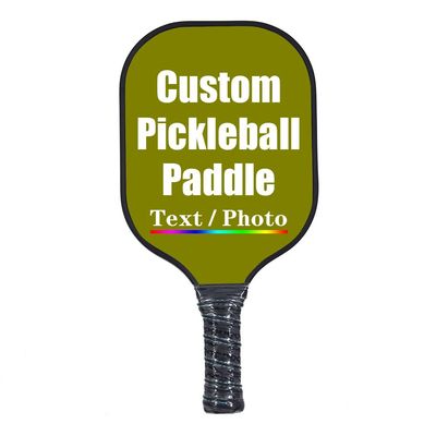 iPrint Custom Pickleballs Paddles, Personalized Pickleballs Paddles with Comfort Grip, Add Your Photo, Text, Logo Paddles, Olive