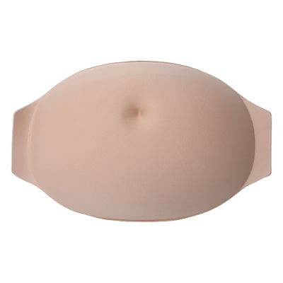 Loloda Fake Pregnant Belly Sponge Fake Belly Realistic Bump Tummy Artificial Pregnant Belly for Performance Cosplay Costume Type B Nude Large