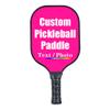 iPrint Custom Pickleballs Paddles, Personalized Pickleballs Paddles with Comfort Grip, Add Your Photo, Text, Logo Paddles, Deep Pink view 1